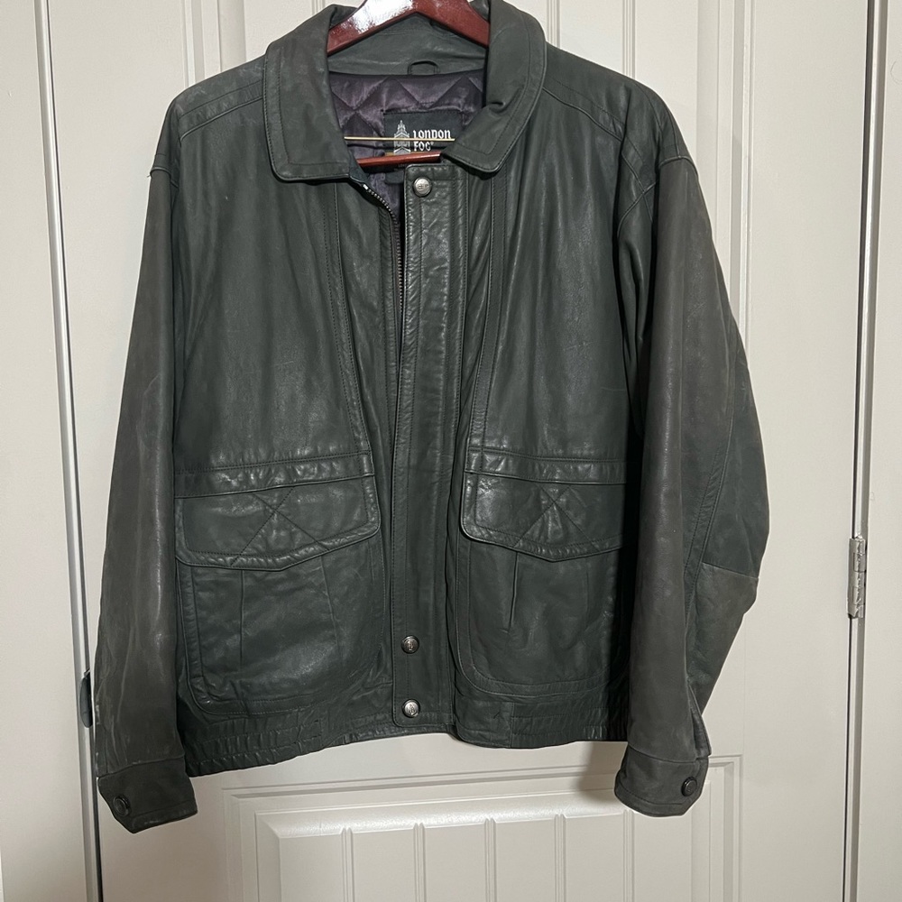 London Fog Leather Jacket, Winter
